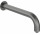 Výtokové rameno sprchové Deante Silia stenová, dĺžka 40,3 cm - titanium