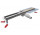Žľab, pełny Súprava, Wiper New Premium, 600mm, wzór Pure (do wklejenia płytki), Povrchová úprava szlif