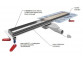 Žľab, pełny Súprava, Wiper New Premium, 500mm, wzór Ponente, Povrchová úprava szlif