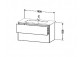 Skrinka podumývadlová Duravit L-Cube, Závěsná 820 x 481 mm - biela, vysoký lesk