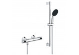 Batéria sprchová s termostatom Grohe Grohtherm 800, na stěnu, so sprchovým systemom, chróm