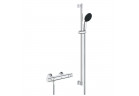 Batéria sprchová s termostatom Grohe Precision Start, na stěnu, so sprchovým systemom - chróm