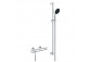 Batéria sprchová s termostatom Grohe Precision Flow, na stěnu, so sprchovým systemom - chróm