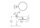 Zrcadlo GROHE SELECTION - Brushed cool sunrise