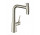 Drezová batéria Hansgrohe Metris Select M71, páková 240, výsuvná sprcha, 2jet, sBox - brúsená oceľ finish