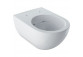 Misa wc Geberit Acanto Závěsná 53x35 cm, lievikový, skryté mocowania, TurboFlush, S povrchom KeraTect - biela