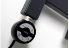 Vykurovacia tyč Terma MOA s ohrievacím prvkom, výkon 400 W, z kablem spiralnym z wtyczką - čierna