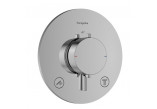 PYTAJ O RABAT ! Batéria termostatická Hansgrohe Ecostat S, podomietková s uzatváracím ventilom, vrchná sada 1-prijímač