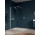 Dverí posuvné Walk-In Huppe Xtensa pure 4-uholník, 140 cm z 1 časti s pevným segmentom - profil chróm/strieborná lesklá, sklo číre z AntiPlaque, z dodatkową opcją wyposażenia listwą ścienną Select+