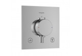 Batéria termostatická Hansgrohe Ecostat E do 2 prijímačov, podomietková, vrchná sada - chróm