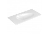 Závesný bidet Villeroy&Boch Antao, 56x37 cm, s jedným ventilom, S povrchom CeramicPlus - biely