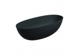 Vaňa voľne stojaca Omnires Shell M+ 175x78cm - farba black lava matnéný