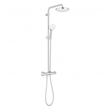 Sprchový set Grohe Tempesta Cosmopolitan System 210, s termostatom na montáž na stenu - chróm