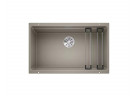 Drez Blanco Etagon 700 silgranitowy 73x46 cm z prowadnicami - tartufo