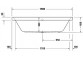 Vaňa s hydromasážou Duravit Starck 200x100 cm, wariant hydromasażu Air-System - biela