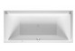 Vaňa s hydromasážou Duravit Happy D.2 190x90 cm, wariant hydromasażu Air-System - biela
