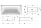 Vaňa s hydromasážou Duravit Happy D.2 190x90 cm, wariant hydromasażu Air-System - biela