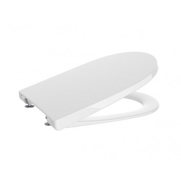 Klozetové sedátko s pozvoľným sklápaním Compacto Roca Ona, Supralit, biely