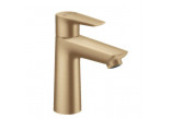 Umyvadlová batéria Hansgrohe Talis E 110, výška 162mm, s tiahlom i kompletem odtokovom, čierna kefovaný chróm