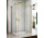 Pevná bočná stena sprchové Ronal Cadura CAT1 (montáž 90º przy magnesie), 75x200 cm - sklo číre, profil zlatý