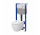 Súprava Cersanit SET C250: Montážní prvek Aqua 50 MECH QF + závesné WC Zen By Cersanit Cleanon s pozvoľným sklápaním sedadlo