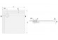 Štvorcová sprchová vanička Sanplast B-M/SPACE S 90x90x1,5 biew, odlew minerálny - biely