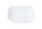 Umývadlo na postavenie na dosku Corsan Mono obdĺžniková 46x32x14 cm s uzáverom klik-klak bielym