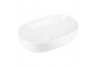 Umývadlo na postavenie na dosku Corsan Olvena Oválna 60x40x15 cm s uzáverom klik-klak bielym