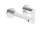 Umyvadlová batéria HansaGenesis, prvok na stěnu, výtokové rameno 20,3 cm - chróm
