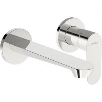 Umyvadlová batéria HansaGenesis s bočnou pákou zmiesavača, na postavení, páková - chróm