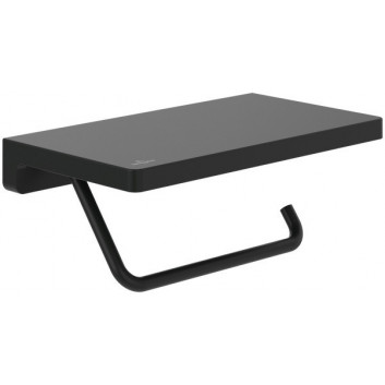 Závěs toaletního papíru Villeroy & Boch Elements – Striking s policou - chróm