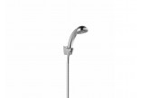 Sprchový set Ravak 902.00 zawierający hadica, płaską slúchadlo i wspornik - chróm