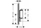 Batéria termostatická Hansgrohe Ecostat Comfort S, do 2 prijímačov, podomietková - chróm