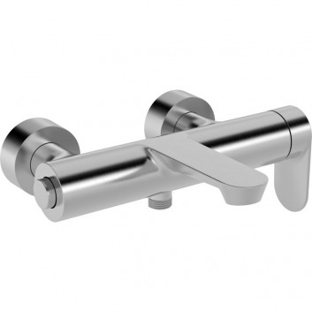 Batéria vaňová - sprchová HansaGenesis, páková, nástenná montáž - čierna matnéný