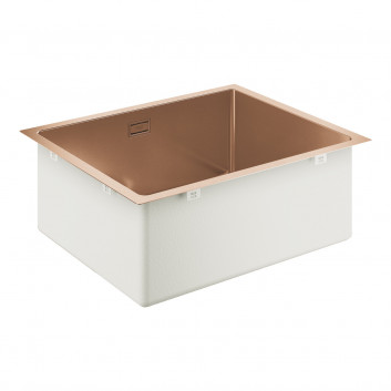 Drez Grohe K700U 550 x 450 mm z stali szlachetnej - brushed cool sunrise