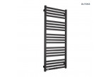 Radiátor dekoračný Oltens Stang 180x20,5 cm - čierna matnéný