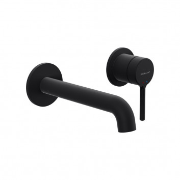 Páková, podomietková umyvadlová batéria Excellent Keira - čierna