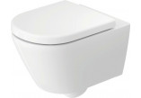 Misa WC Závěsná Duravit D-Code, 54x35,5 cm HygieneGlaze, s policou - biela