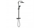 Sprchový set Grohe Vitalio Start System 250 s termostatom na montáž na stenu - matte black