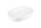 Umývadlo na postavenie na dosku Corsan Olvena Oválna 60x42,5x14,5 cm bez zátky - biela