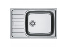 Drez Franke Spark SKL 611-78/50 XL vstavaná, jednokomorowy z ociekaczem - brúsená oceľ len