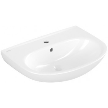 Umývadlo Villeroy & Boch O.Novo Závěsná malá 45x35 cm, S povrchom CeramicPlus - biela