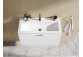 Umývadlo nábytkové Ravak Clear, 80 cm s otvormi - biela