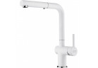 Batéria s výsuvnou sprchou Franke Active L pull-out spray - biely polarny/ chróm