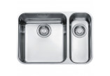 Drez Franke Armonia AMX 160 podblatowy, półtorakomorowy, 58x45 cm - brúsená oceľ jedwab