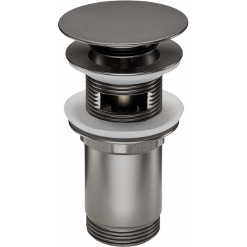 Zátka Deante pre umývadlo alebo bidetu z tuleją, univerzálny - biely