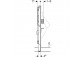 Montážní prvek Geberit Duofix pre pisoár uniwersalny, dla armatury ukrytej, H112-130