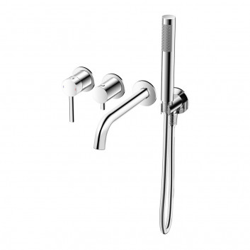 Umyvadlová batéria Emporia Fly, páková - čierna matnéný