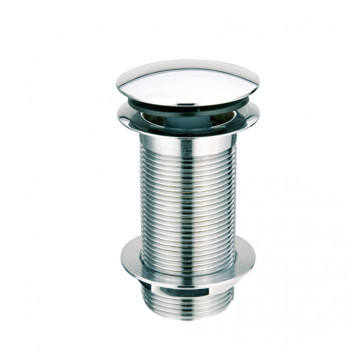 Spust umývadlový McAlpine, klik-klak, biely