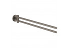Grohe Essentials držák ručníku, dvojitý - brushed hard graphite